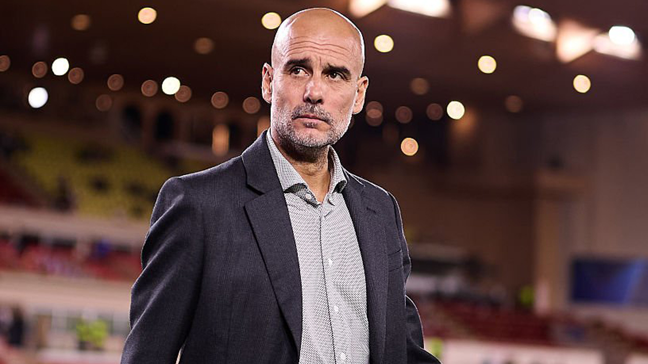 Pelatih Manchester City, Pep Guardiola.