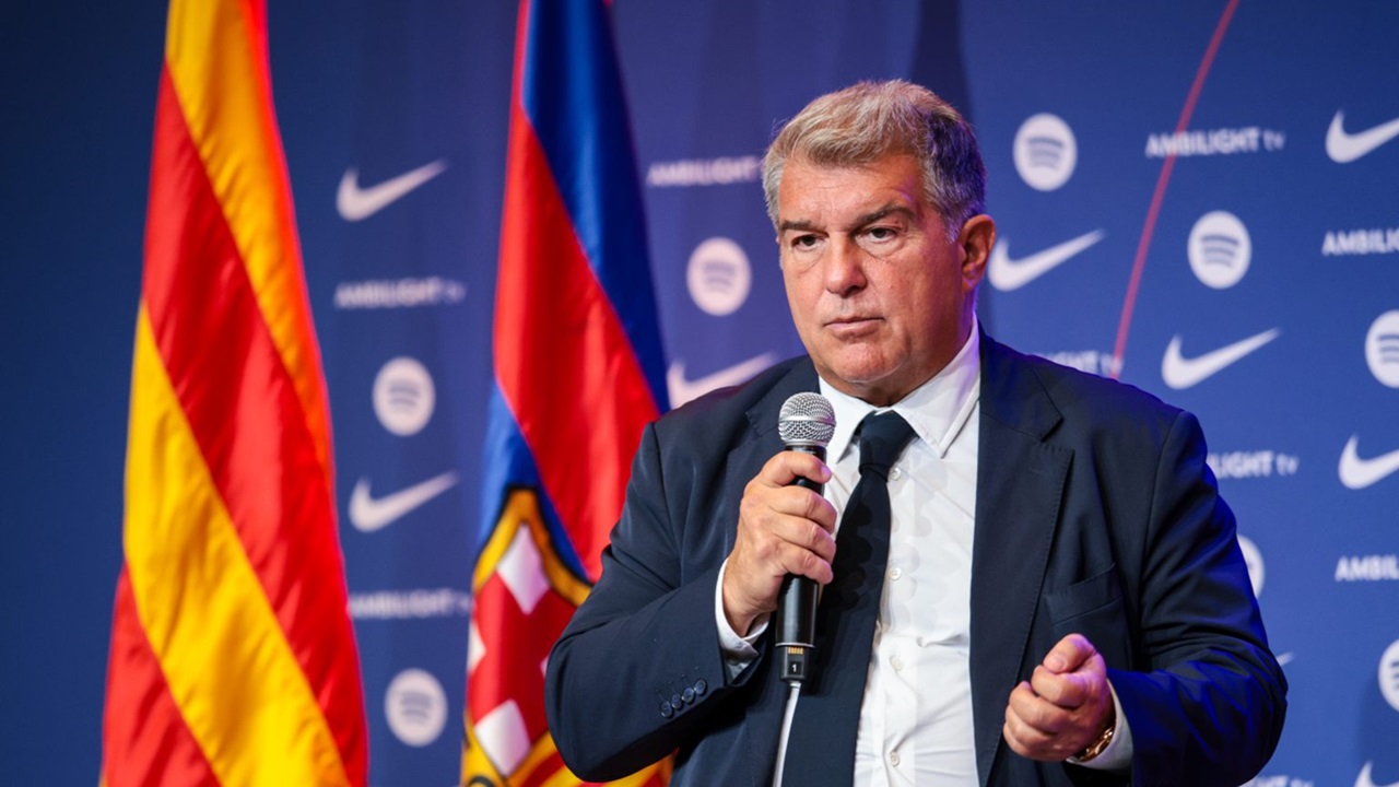 Joan Laporta Ucapkan Terima Kasih Usai Barca Lawan Villarreal di Miami
