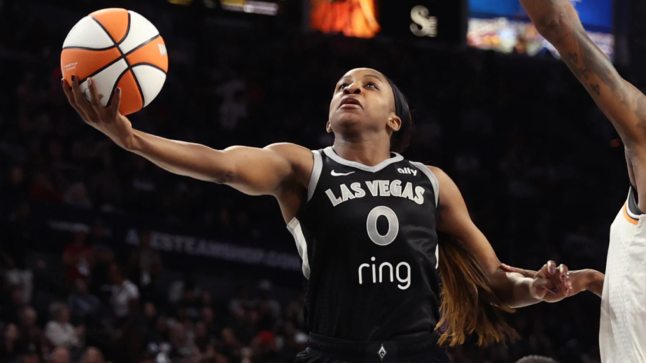 Jackie Young dari Las Vegas Aces. (Foto: AP)