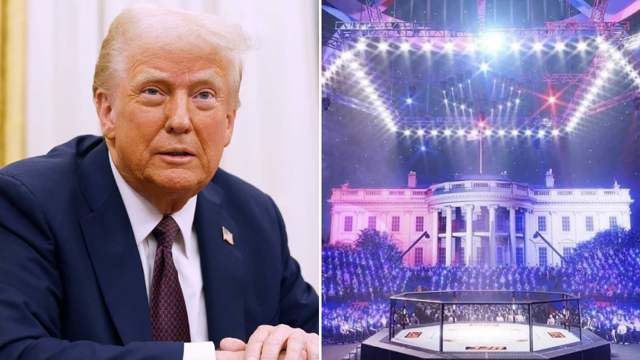 Presiden AS Donald Trump berkata pertarungan UFC akan dilaksanakan tepat di halaman depan Gedung Putih. (Foto: AP)