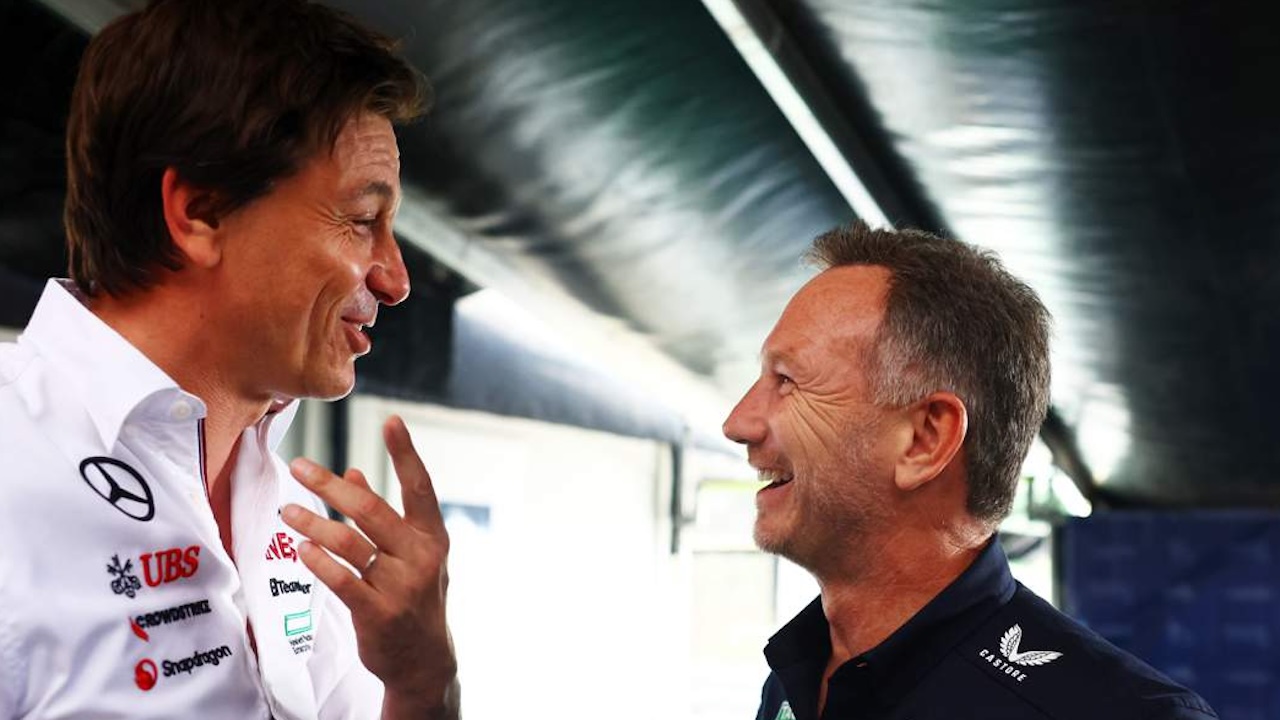 Toto Wolff dan Christian Horner