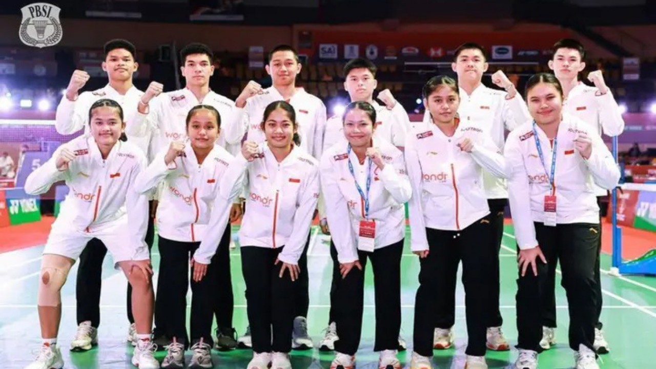 Sikat India, Indonesia ke Final Beregu Campuran Kejuaraan Dunia Junior 2025