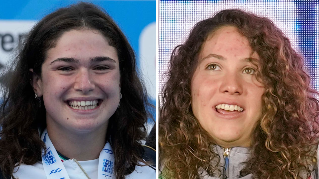 Benedetta Pilato (kiri) dan Chiara Tarantino. (Foto: AP)