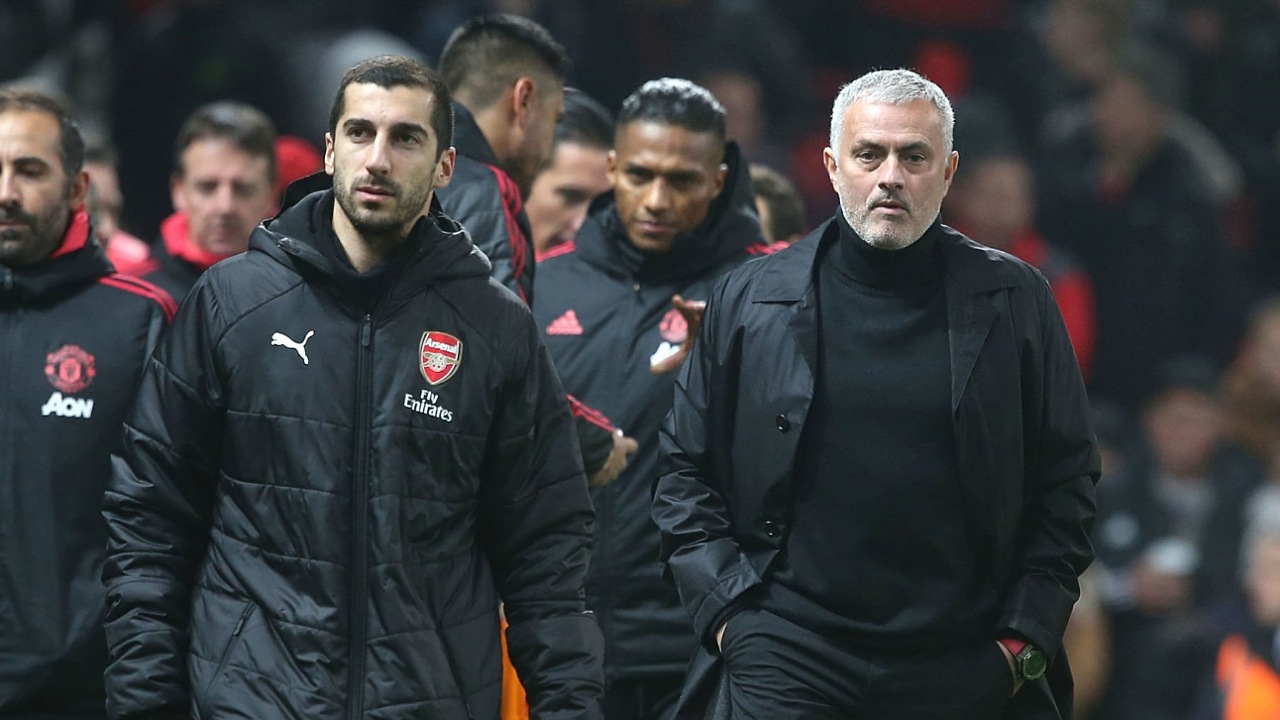 Henrikh Mkhitaryan dan Jose Mourinho