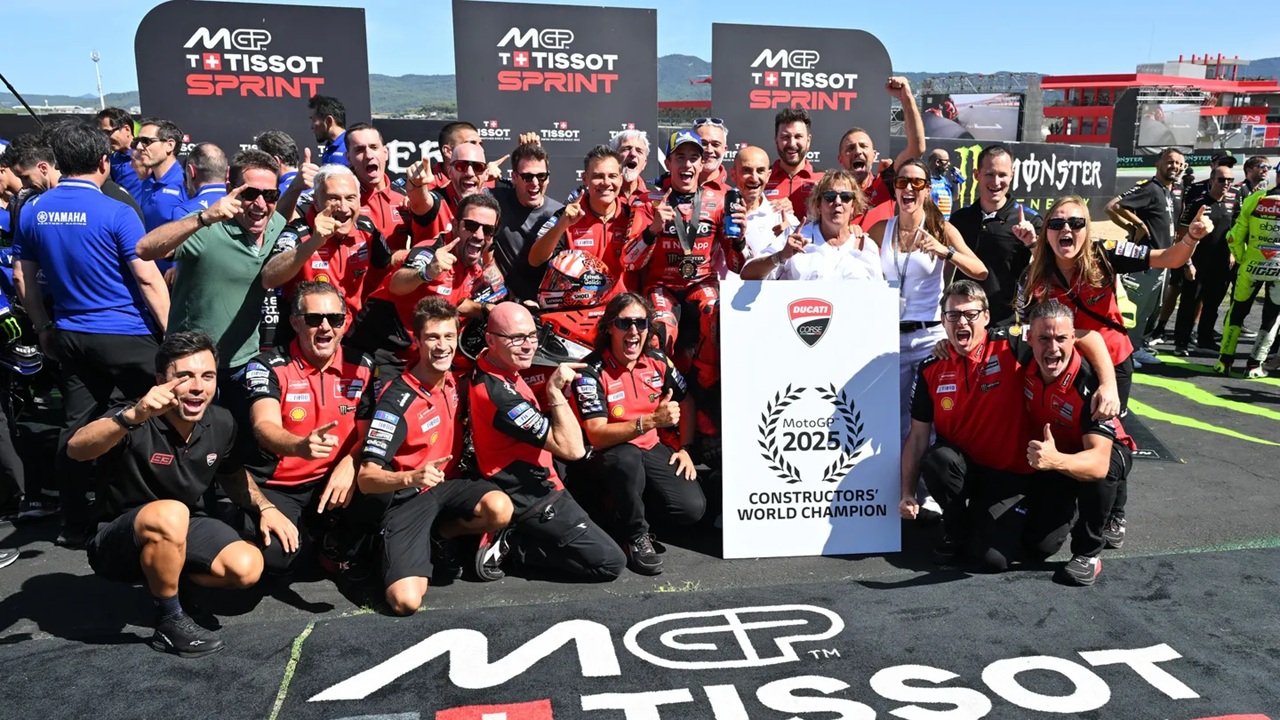 Tim Ducati menjuarai gelar konstruktor MotoGP 2025