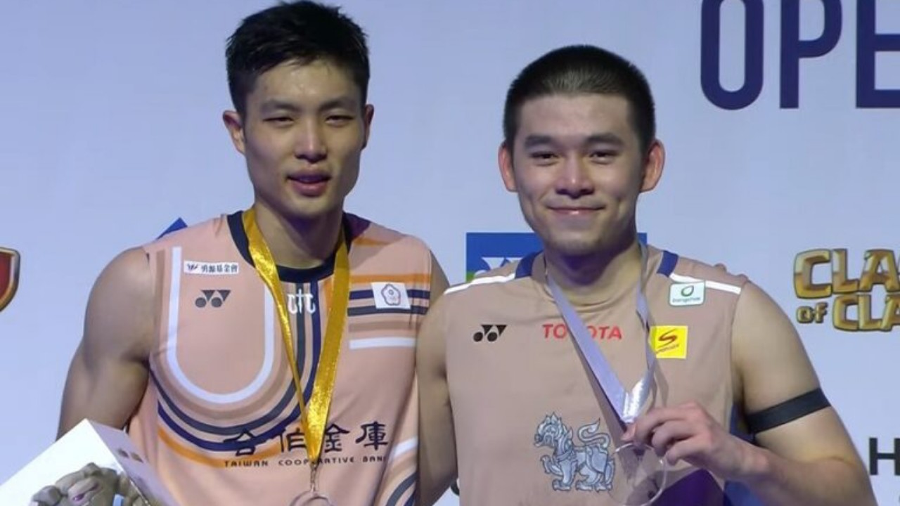 Sikat Kunlavut Vitidsarn, Chou Tien Chen Pertahankan Gelar Arctic Open 2025