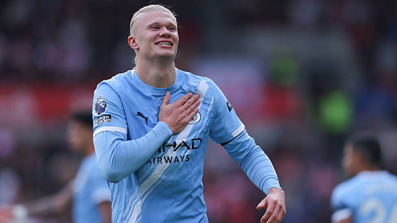 Start Panas Erling Haaland Buka Jalan Menuju Sepatu Emas Premier League