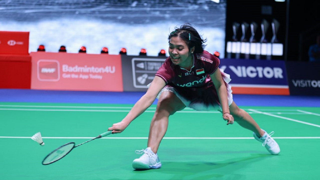 Gregoria Mariska Tunjung beberkan penyebab kekalahan dari Kirsty Gilmour.