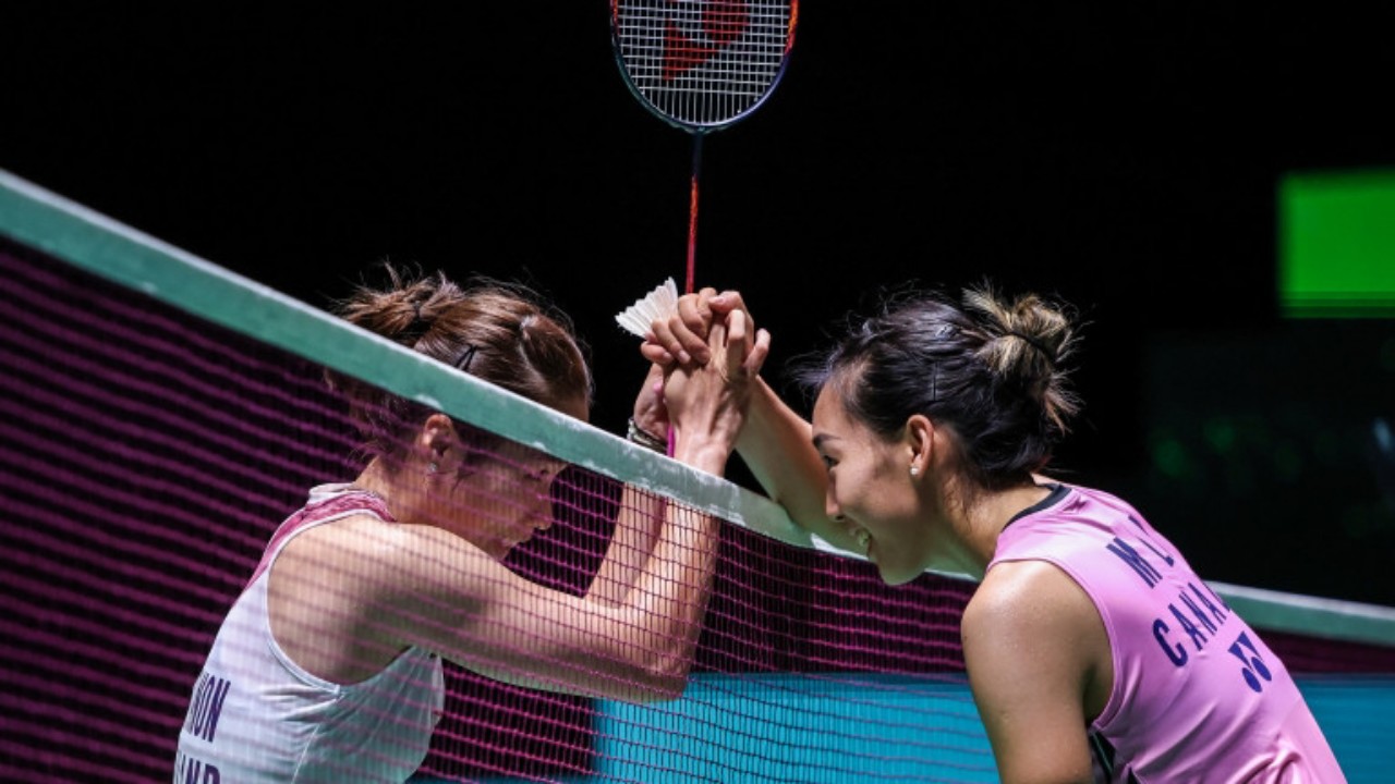 Michelle Li & Ratchanok Intanon Saling Jegal di Babak Pertama Denmark Open