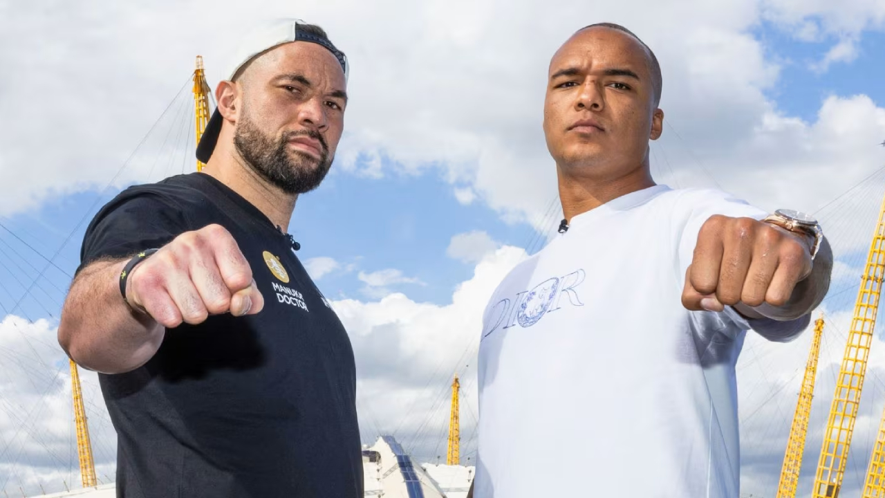 Fabio Wardley (kanan) dan Joseph Parker. (Foto: Fight TV)