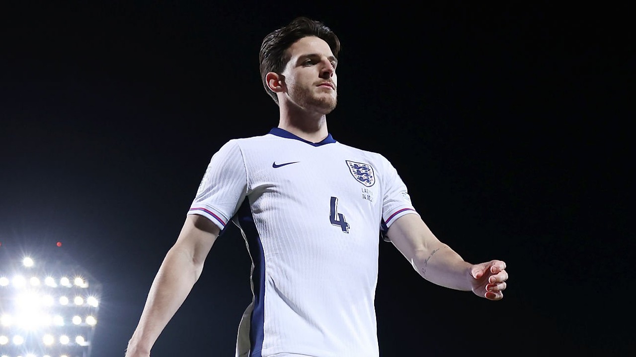 Gelandang timnas Inggris, Declan Rice