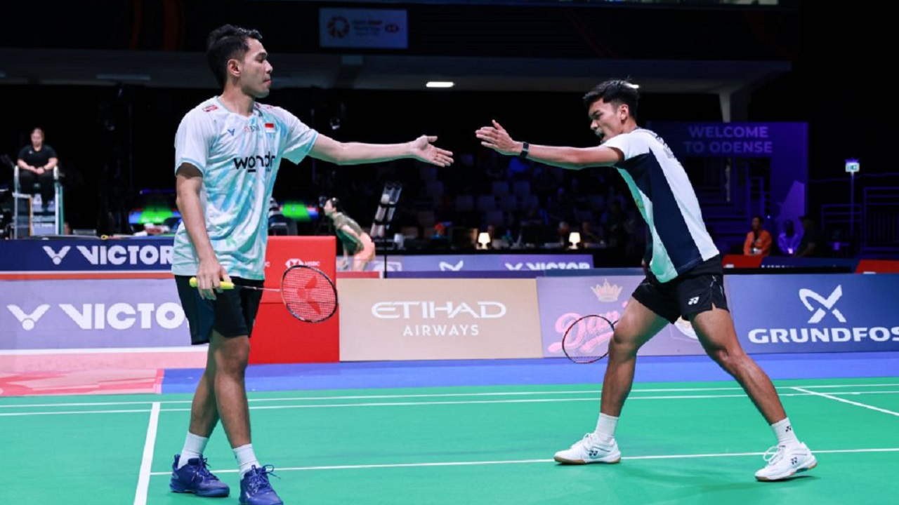 Fajar/Fikri lega bisa amankan satu tiket menuju perempat final Denmark Open 2025.