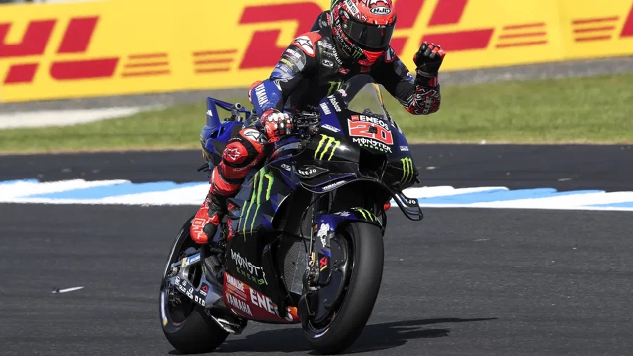 Hasil Kualifikasi MotoGP Australia: Quartararo Merebut Pole