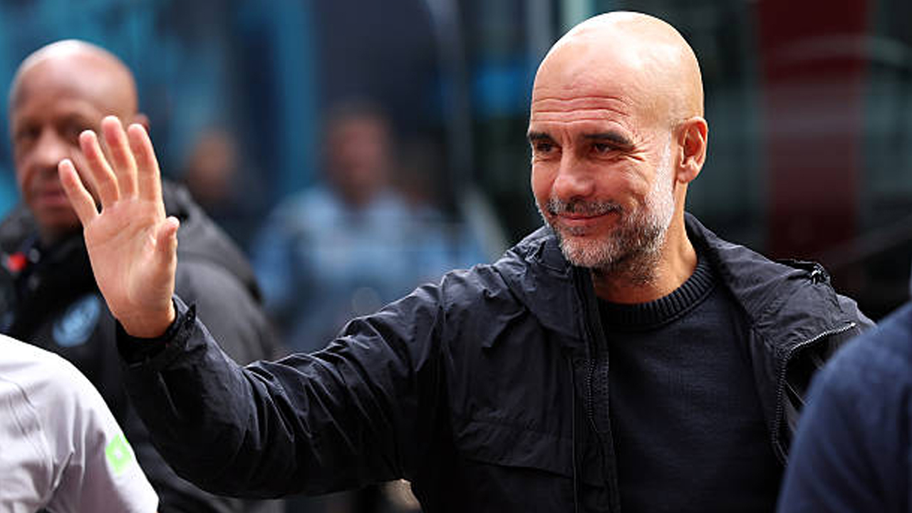 Pep Guardiola via gettyimages