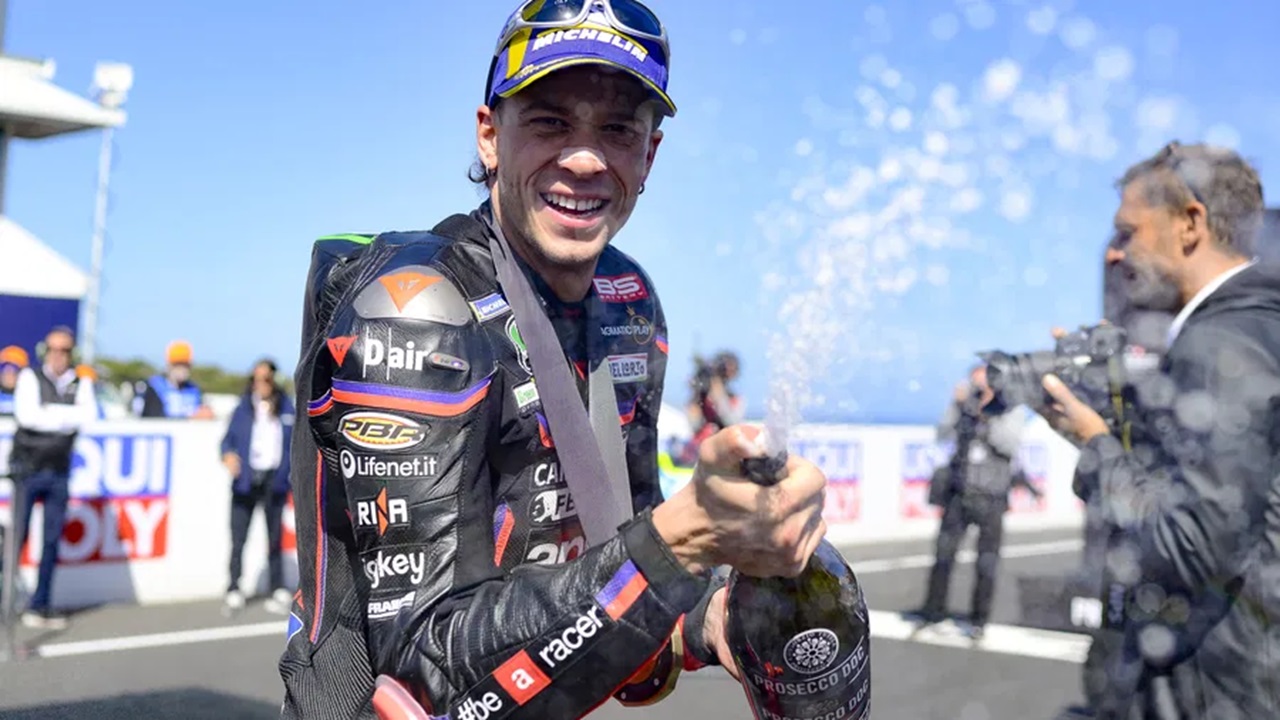 Marco Bezzecchi Sebut Tidak Mudah Menangkan Sprint MotoGP Australia