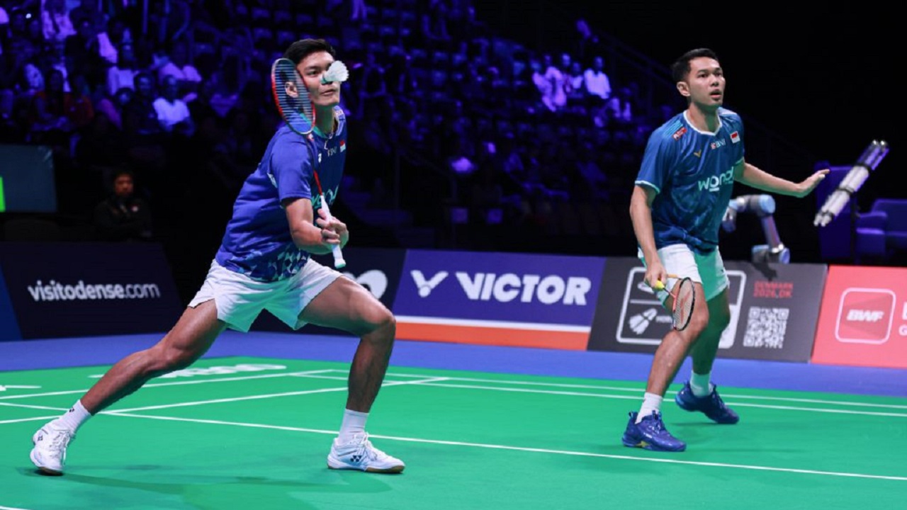 Fajar/Fikri sumringah bisa amankan tiket menuju Final Denmark Open 2025.