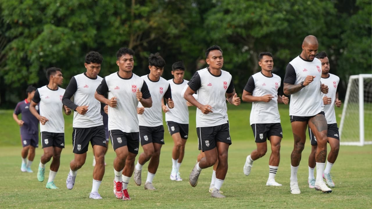 Persiapan Malut United FC untuk pertandingan kontra Persis Solo
