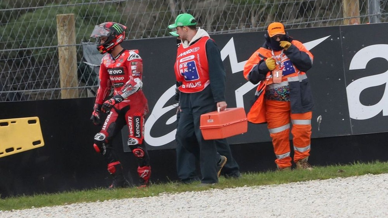 Francesco Bagnaia Lebih Pilih Terjatuh Daripada Finis Terakhir di Australia