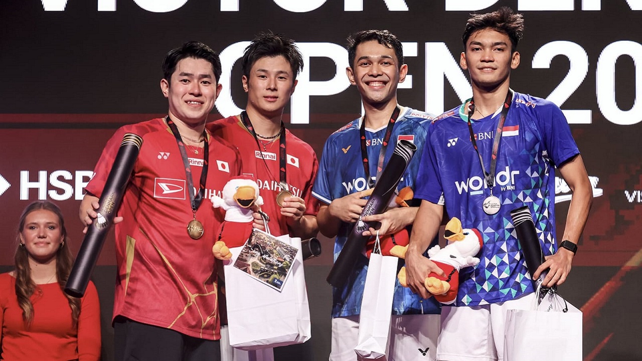 Fajar/Fikri akui ketangguhan dari Hoki/Kobayashi di Final Denmark Open 2025.