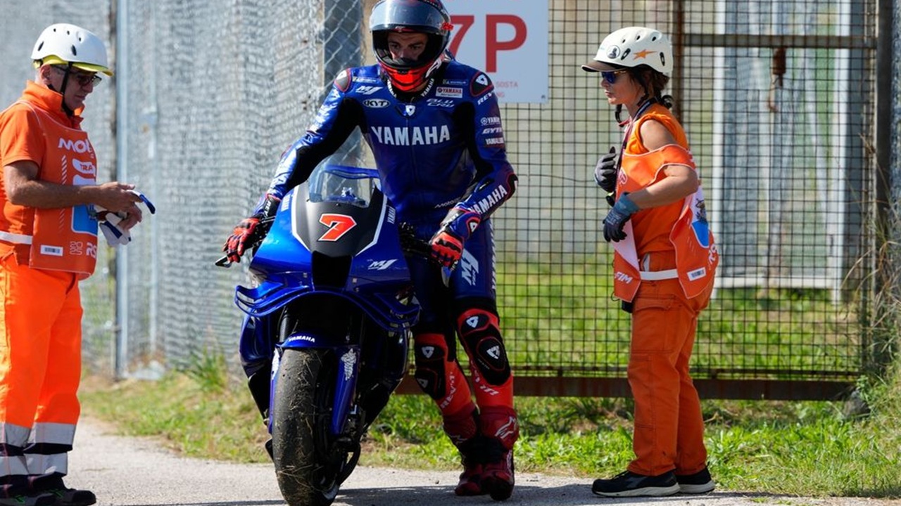 Augusto Fernandez test rider Yamaha