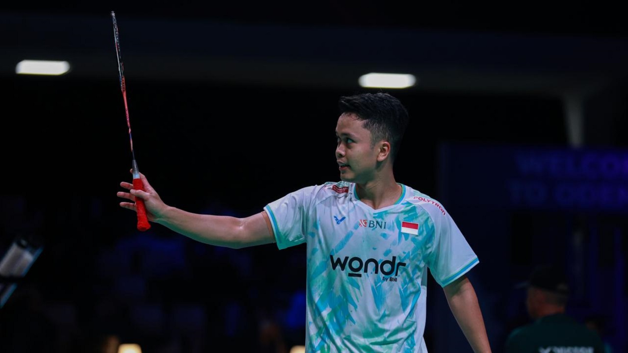 Anthony Ginting puas bisa menang di ronde pertama French Open 2025.