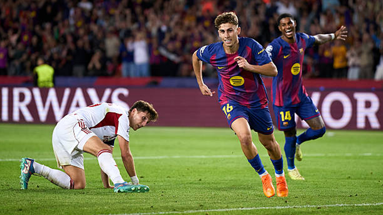 Hasil Pertandingan Champions League: Barcelona 6-1 Olympiakos