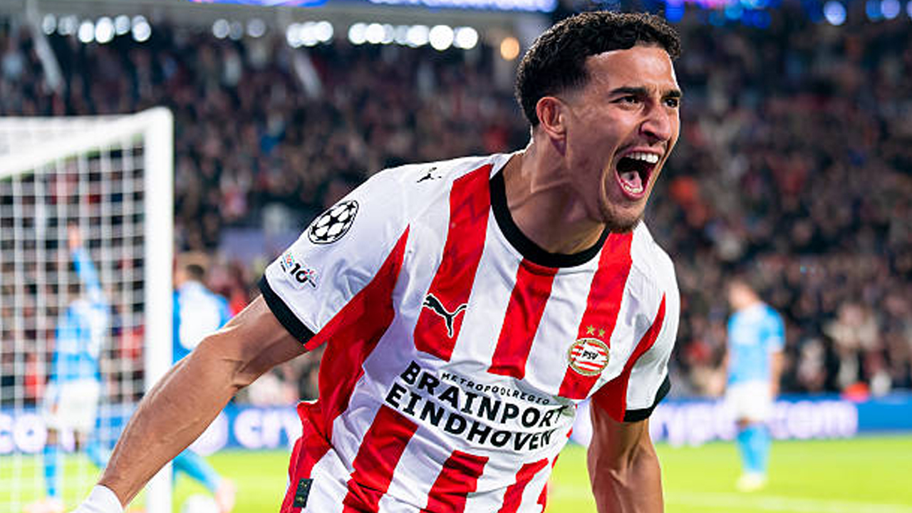 Hasil Pertandingan Champions League: PSV 6-2 Napoli