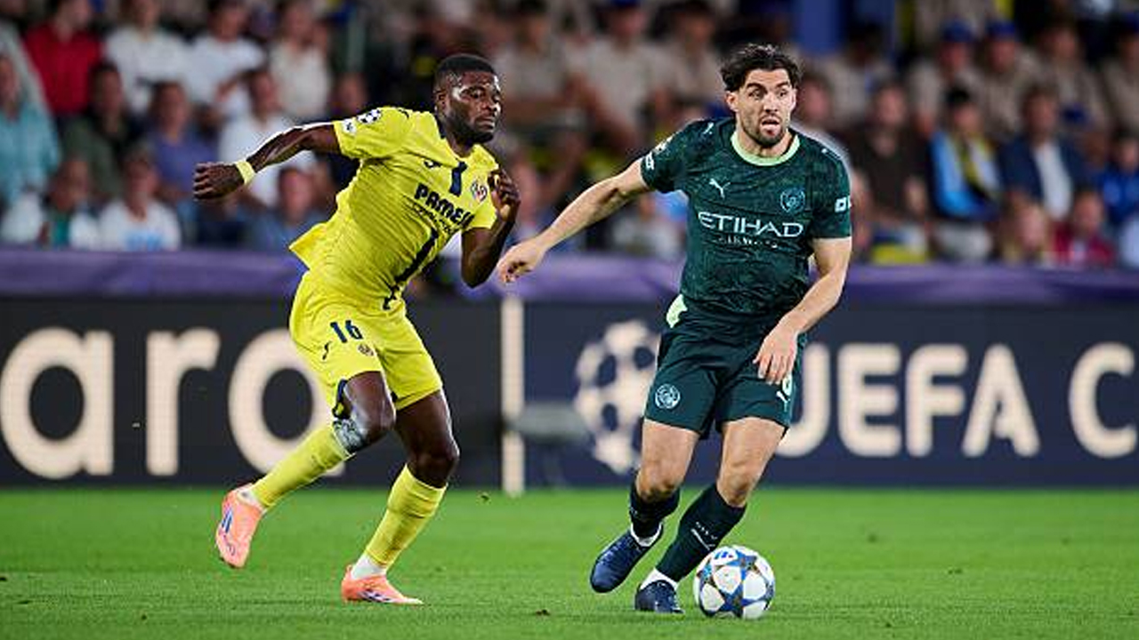 Hasil Pertandingan Champions League: Villarreal 0-2 Manchester City