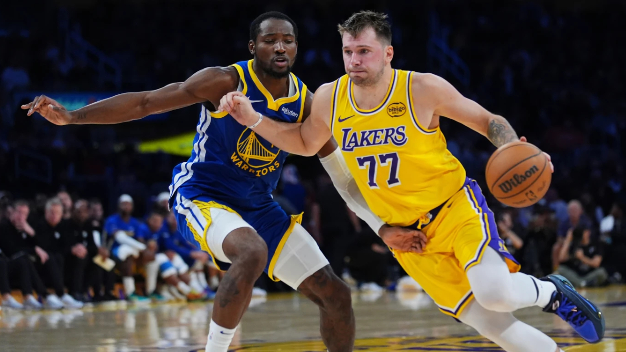 Luka Doncic Nyaris Triple-Double, Lakers Kalah dari Warriors Tanpa LeBron