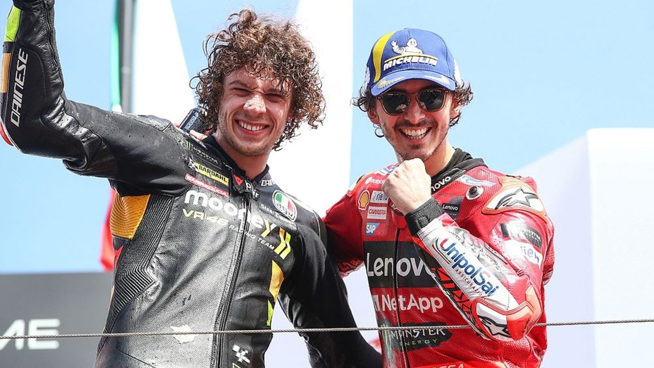 Peluang Francesco Bagnaia Raih Tiga Besar Terancam Alex dan Bezzecchi