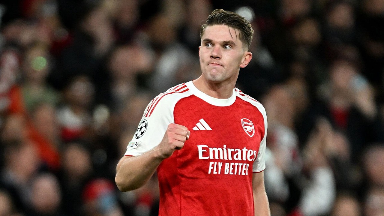 Striker Arsenal, Viktor Gyokeres, mencetak dua gol ke gawang Atletico Madrid