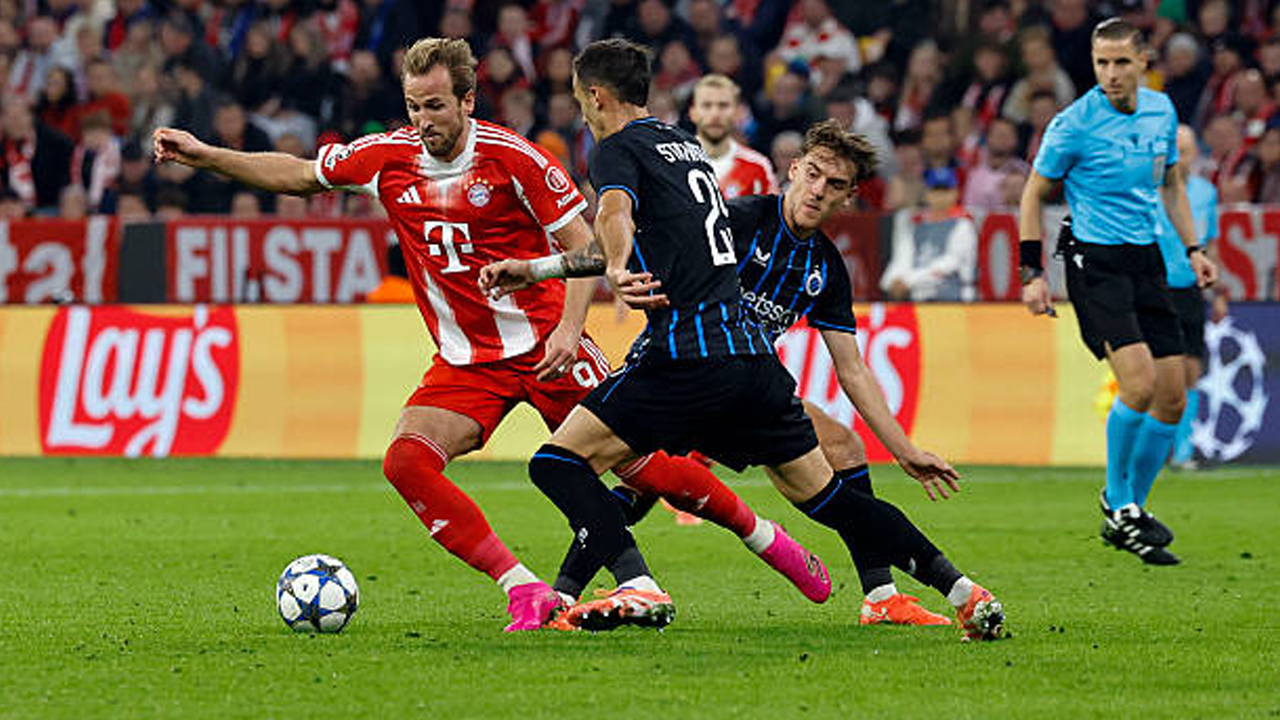 Hasil Pertandingan Champions League: Bayern Munich 4-0 Club Brugge