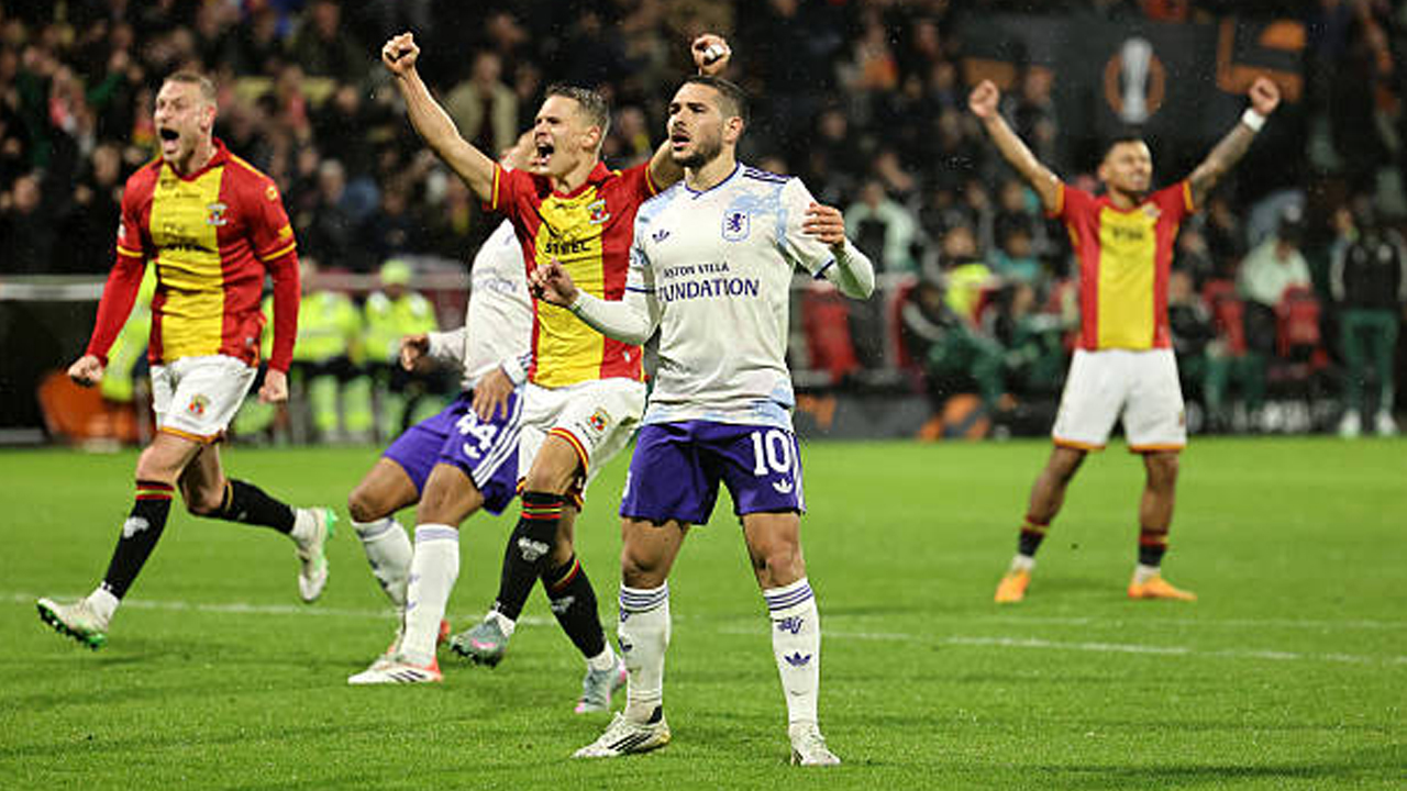 Go Ahead Eagles vs Aston Villa via gettyimages