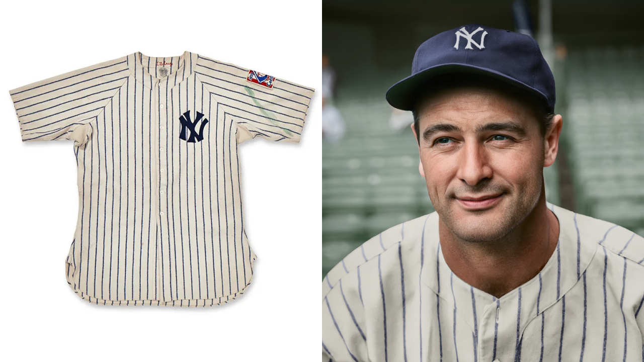 Jersey Kandang Terakhir Lou Gehrig Bersama Yankees Catat Rekor Penjualan