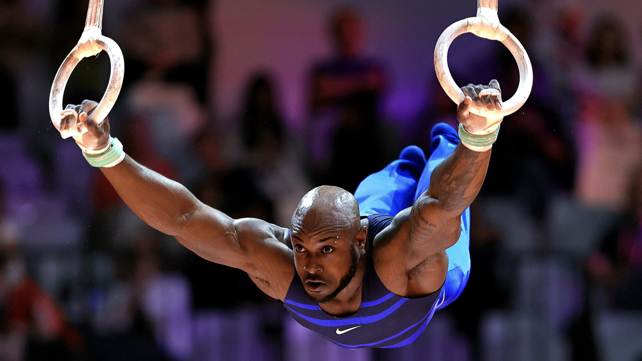 Donnell Whittenburg Raih Emas Nomor Gelang-Gelang di Kejuaraan Dunia Senam