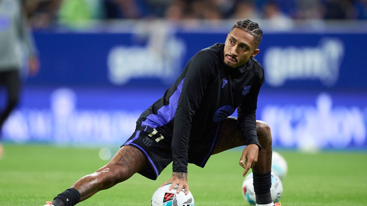 Raphinha Belum Fit Berlaga dalam Laga El Clasico