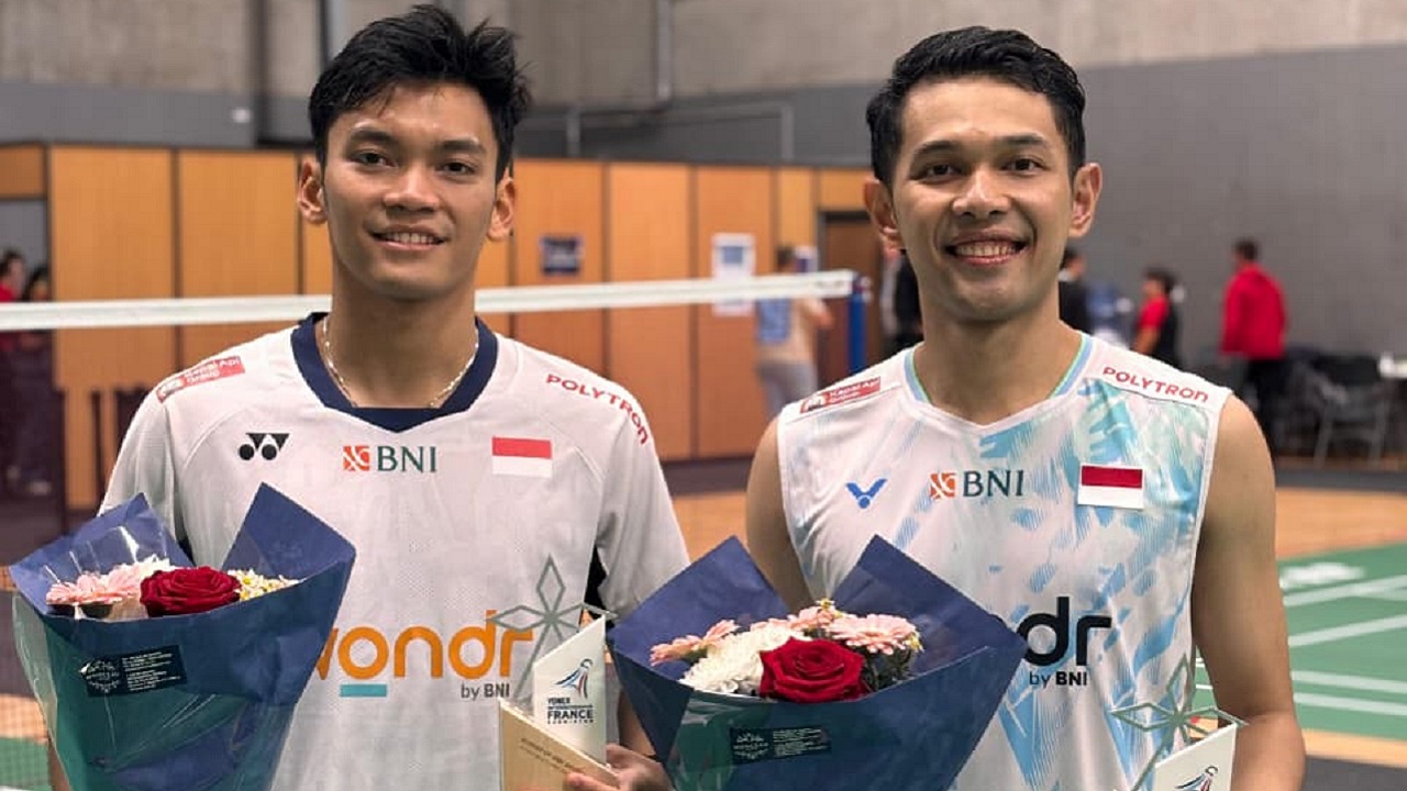 Fajar/Fikri komentari kekalahan mereka di laga puncak French Open 2025.