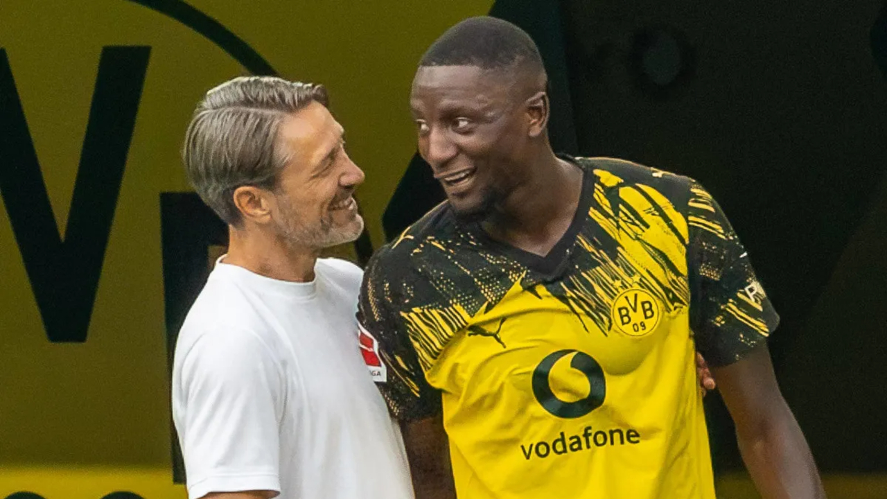 Niko Kovac dan Serhou Guirassy (Foto: derwesten.de)