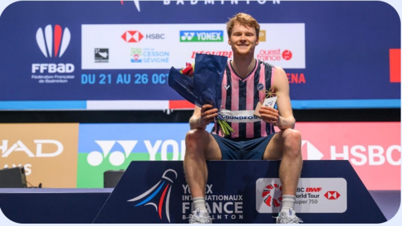 Anders Antonsen Bangga Bisa Menangi French Open