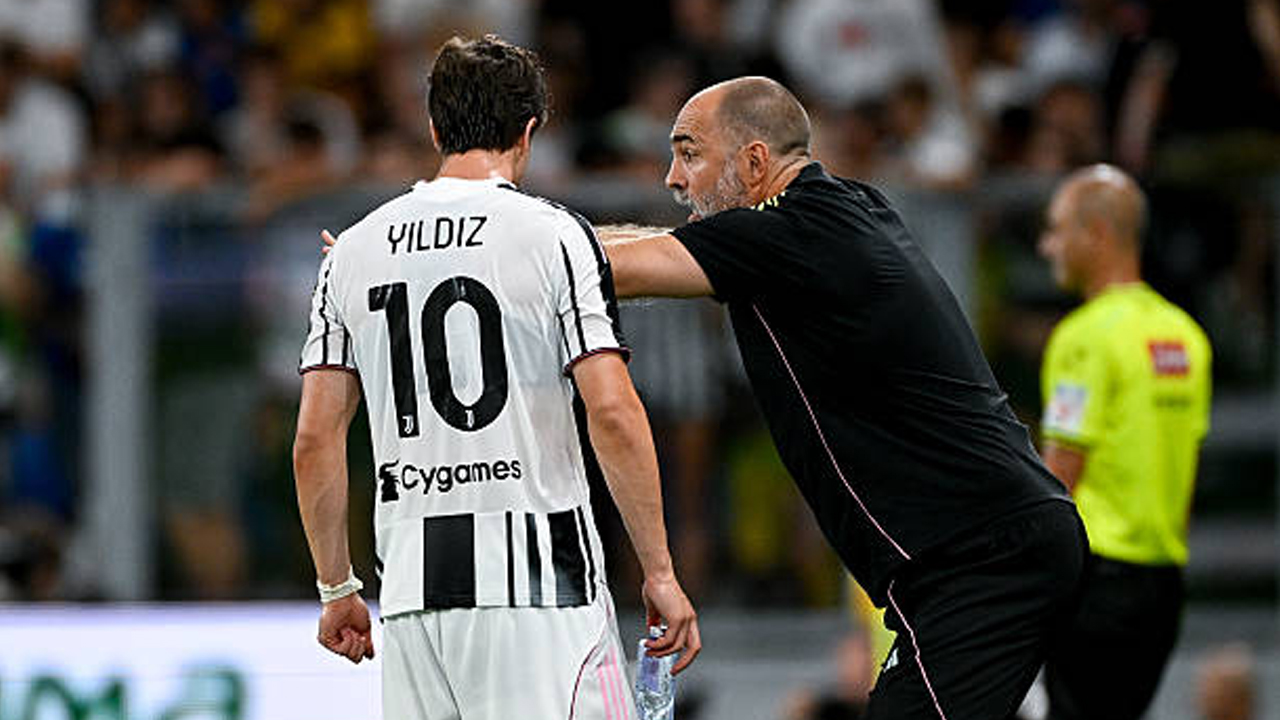 Kenan Yildiz and Igor Tudor via gettyimages