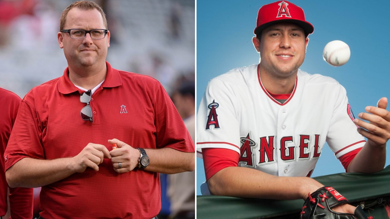 Eric Kay (kiri) dan Tyler Skaggs. (Foto: AP)