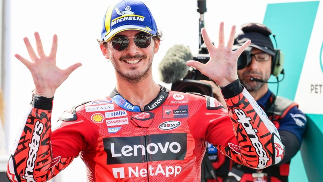 Francesco Bagnaia Masuk 8 Besar Pole Position Terbanyak di MotoGP