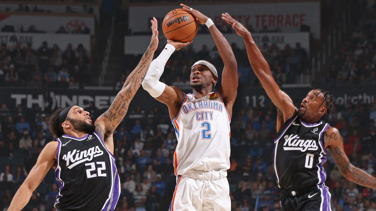Hasil NBA: Oklahoma City Thunder Tundukkan Sacramento Kings 107-101