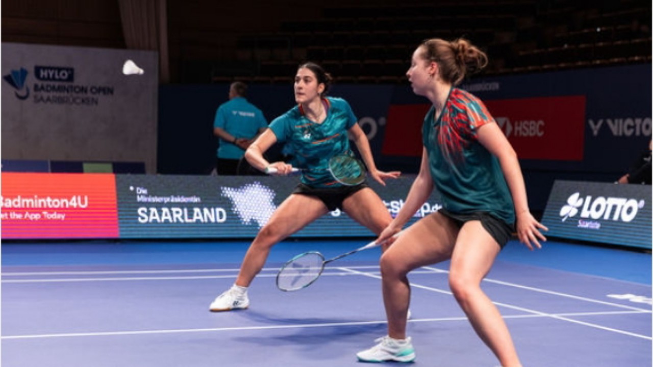 Selin Hubsch-Amelie Lehmann/[Foto:Badminton German]