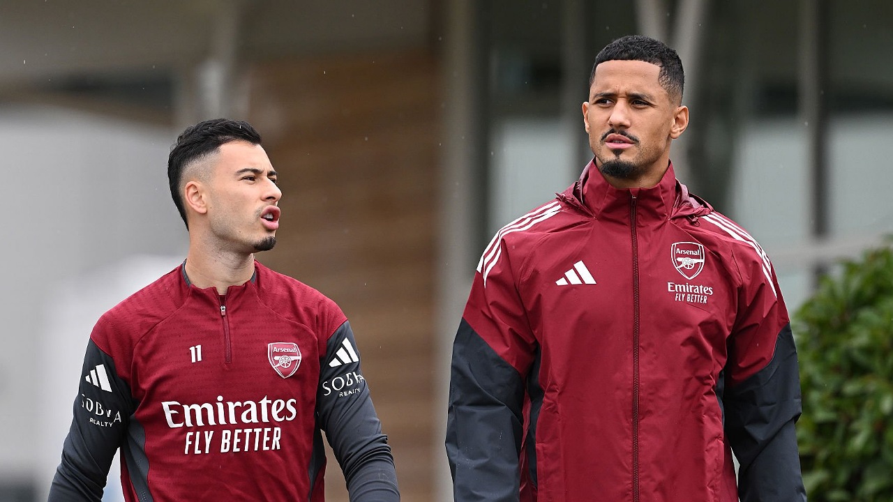 Duo Arsenal, Gabriel Martinelli dan William Saliba