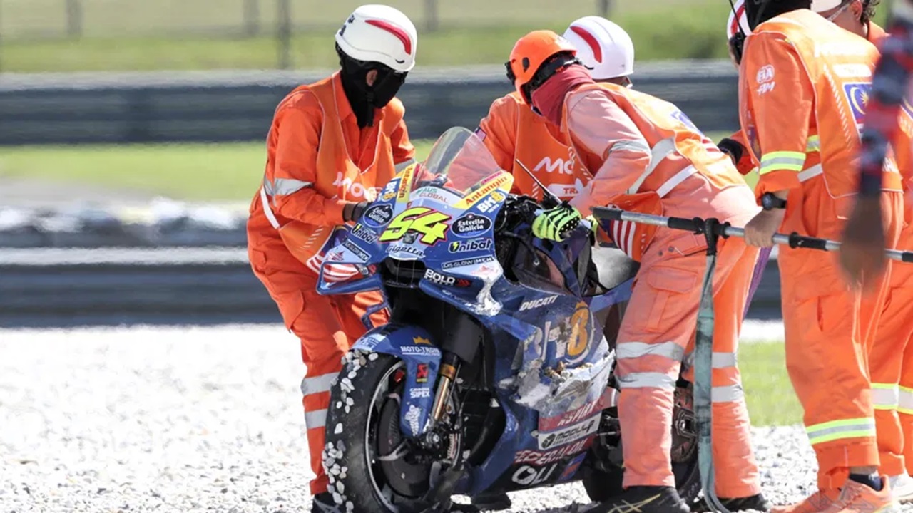 Fermin Aldeguer Terbentur Keras saat Kecelakaan di MotoGP Malaysia
