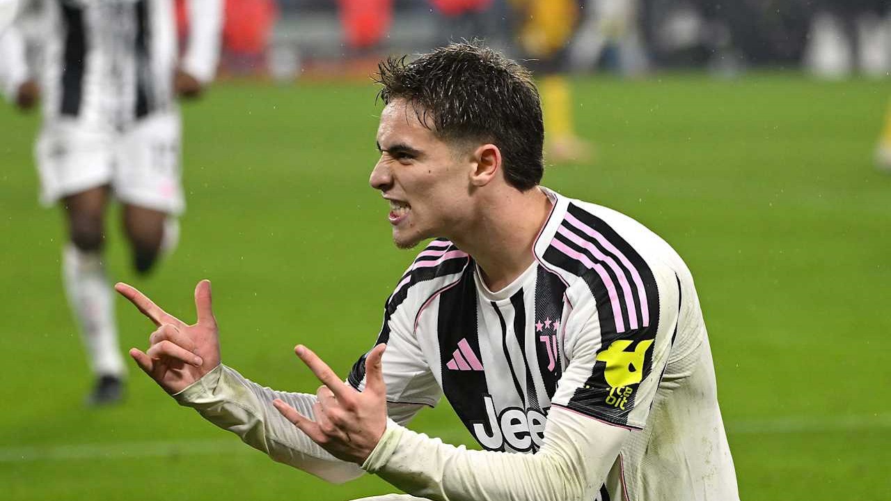 Kenan Yildiz mencetak gol saat Juventus mengalahkan Udinese (Image: Juventus)