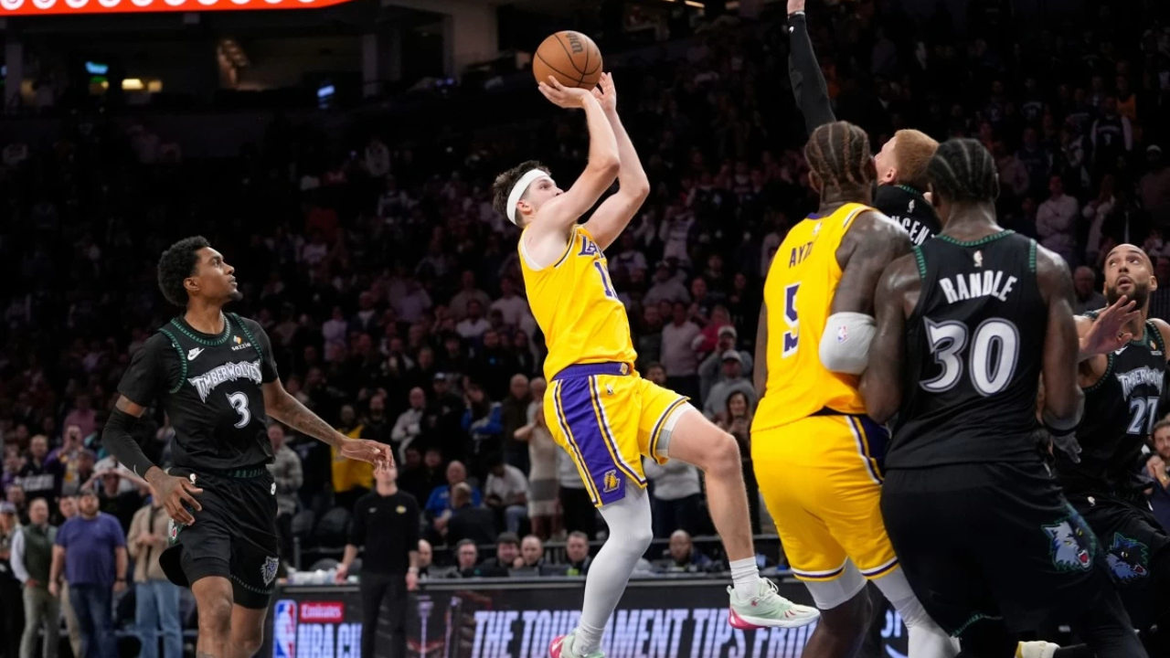 Hasil NBA: Los Angeles Lakers Bekuk Minnesota Timberwolves 116-115