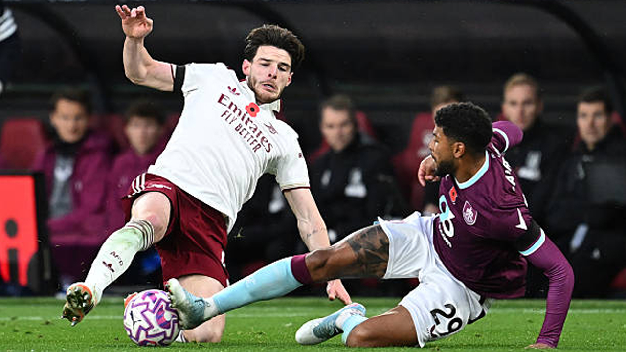 Hasil Pertandingan Premier League: Burnley 0-2 Arsenal