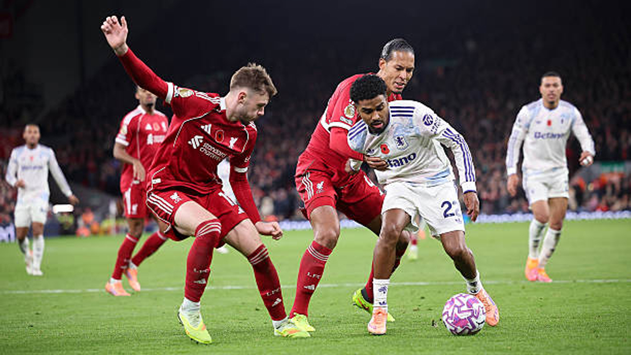 Hasil Pertandingan Premier League: Liverpool 2-0 Aston Villa